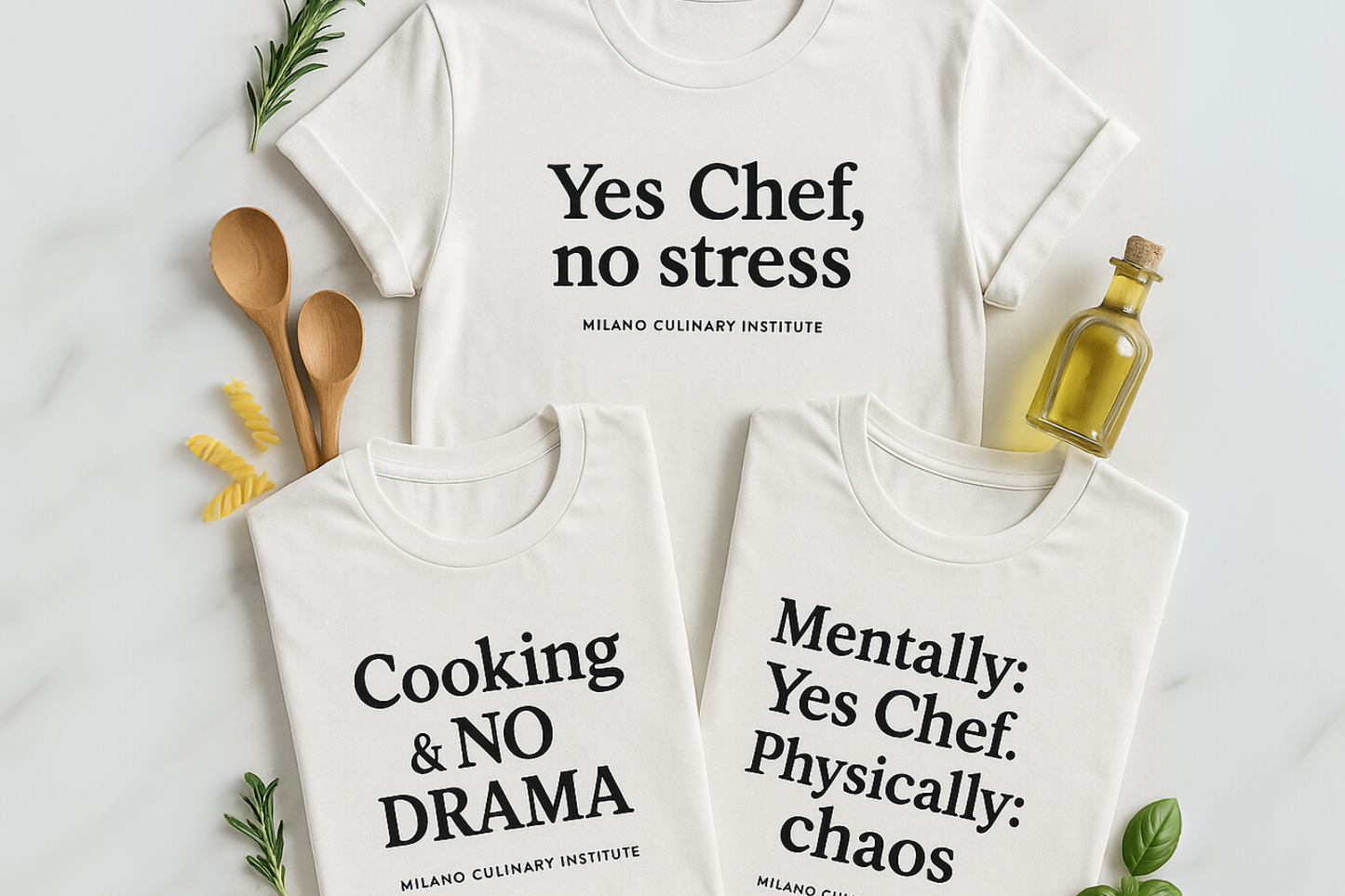 Kitchen Trio Bundle - Any 3 Funny Chef T-Shirts