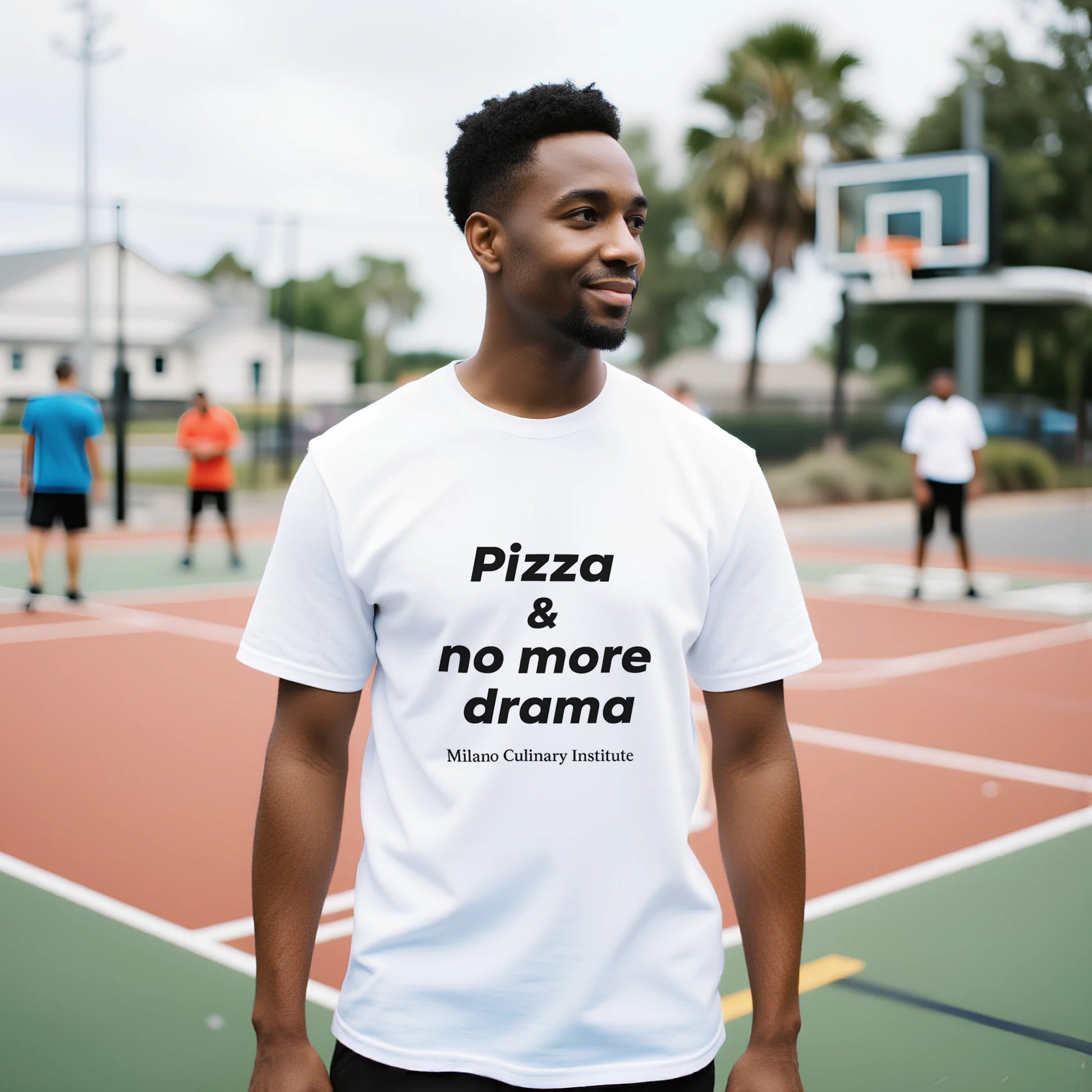 Pizza no more drama sports lifestyle Milano Culinary Institute - active Italian kitchen apparel