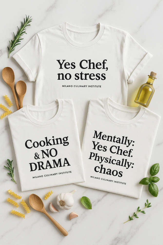 Kitchen Trio Bundle - Any 3 Funny Chef T-Shirts
