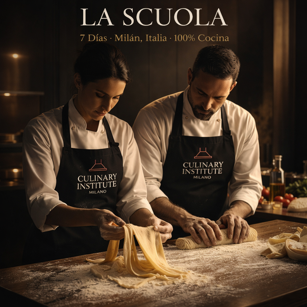 La Scuola —   Clases de Cocina Inmersión Culinaria  Intensiva 7 Días · Milán, Italia | Milano Culinary Institute™